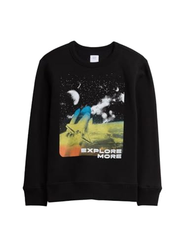 Image of GAP Boys' Logo Crewneck Sweatshirt