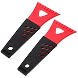 Cabilock 2 pièces Mini Grattoir à Glace Plastique Outil Léger et Portable pour Déneige...