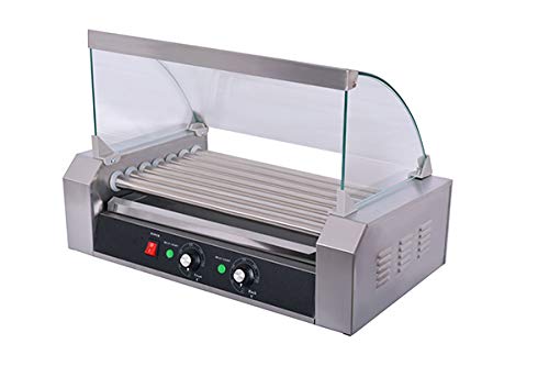 Komercyjna elektryczna opiekacz do hot dogów na 7 bułek, piekarnik do kiełbasek, piekarnik do kiełbasek, grill do hot dogów