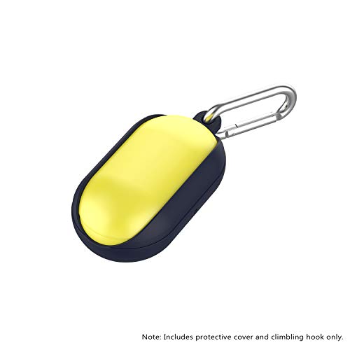 KKmoon Capa de silicone macia compatível com capa de fone de ouvido Galaxy Buds com gancho flexível