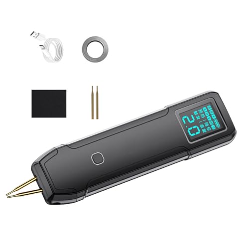 Saldatore a punti portatile portatile per saldatura efficiente di rame metallo con spaziatura elettrodi regolabile e doppie modalità di saldatura Saldatore corrente di sovraccarico