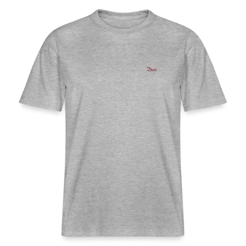 T-shirt bio brodé Love Spreadshirt fini les vêtements qui se déforment au lavage