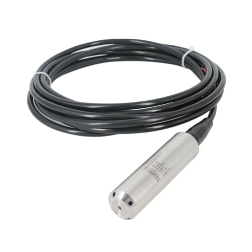 Transmisor de Nivel de Agua 4-20mA Sonda de Nivel Sumergible IP68 y Sensor de Combustible CC 24V 3