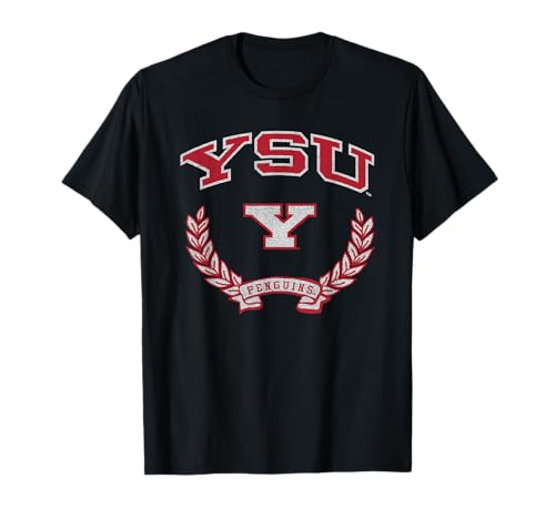 Youngstown State Penguins Victory Vintage Black T-Shirt