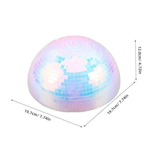 Bola espejada semiesférica VALICLUD para discoteca y decoración moderna de escenario, material de espuma y plástico con instalación fácil y uso repetido, centro de mesa reflectante para fiestas y festividades miniatura 2