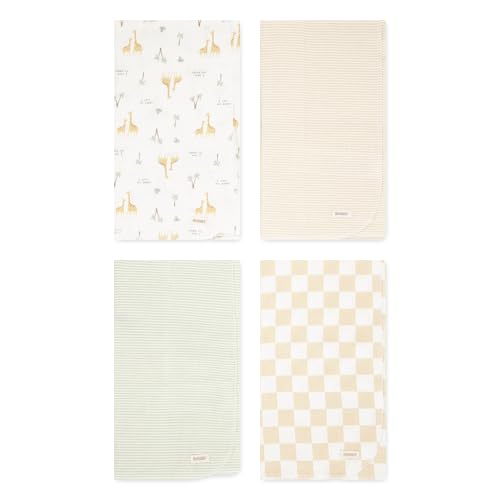 HUGGIES 4-Pack Flannel Receiving Blankets - image 1
