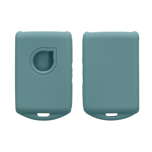 kwmobile Autoschlüssel Silikon Hülle kompatibel mit Volvo 4-Tasten Autoschlüssel Keyless Go - Schlüsselhülle in Arctic Night