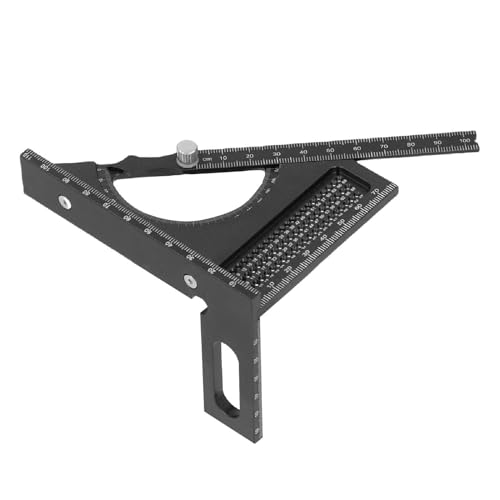 Regla angular ajustable 3D para carpintería de aluminio miniatura 2