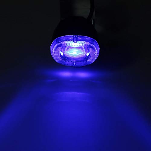 Accesorios de iluminación, 9V-60V 20W LED Carretilla elevadora Barco Lámpara de advertencia Barco Seguridad Trabajo Punto Señal Luz Impermeable (Color : Blue)