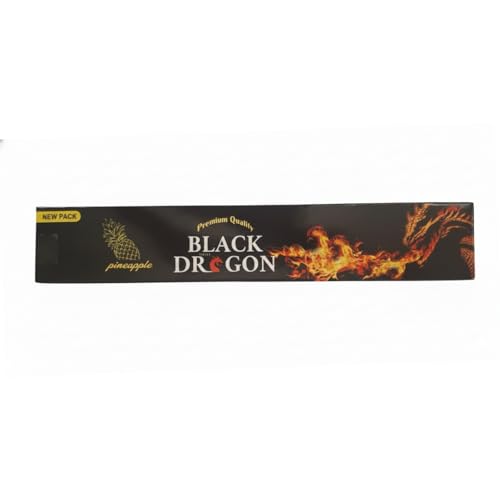 Image of Original Black Dragon Mosquito Repellent Agarbatti - Herbal Incense Sticks, Pineapple Aroma, Safe Indoor & Outdoor Use, Pack of 1 (120 Sticks)