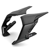 1 x set Per Honda CB650R 2019-2023 Carena Anteriore Alette Aerodinamiche Spoiler Laterali Kit Ala Dinamica Decorativa Adesivo (Nero)