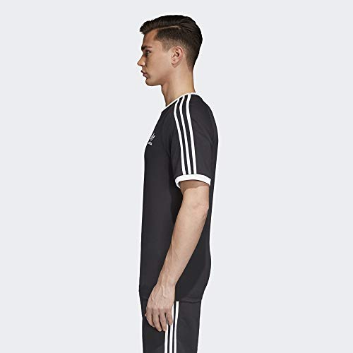 adidas 3-Stripes tee T-Shirt, Hombre, Black, S
