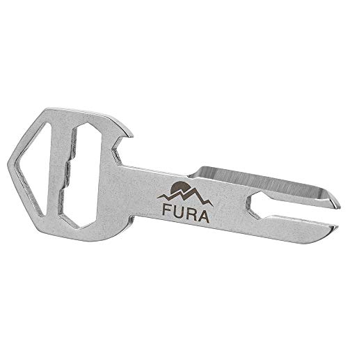 Ferramenta EDC, Andoer 12 Pcs Outdoor EDC Tool Ferramenta Multifuncional de Aço Inoxidável Chaveiro