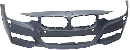 For 3-SERIES 13-19 FRONT BUMPER COVER, Prmd, w/M Sport Line, w/HLW/PDC Snsr Holes/Cam, w/o IPAS, (13-18, Sdn)/Wgn BM1000288 - Replaces OE 51118067960
