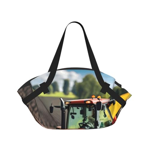 Sac de voyage pliable tracteurs pour camping et plage, tapis de sol compact tout-en-un