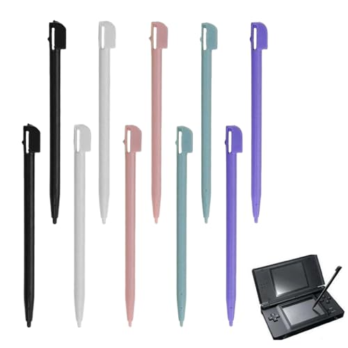 10 Stück Eingabestifte für Nintendo 3DS Stift Kompatibel mit NDS Lite und 3DS XL,Präziser Eingabestift als Ersatz für Den Original Stylus,Vielseitiger Touchscreen Stift für Nintendo DS Spielkonsolen