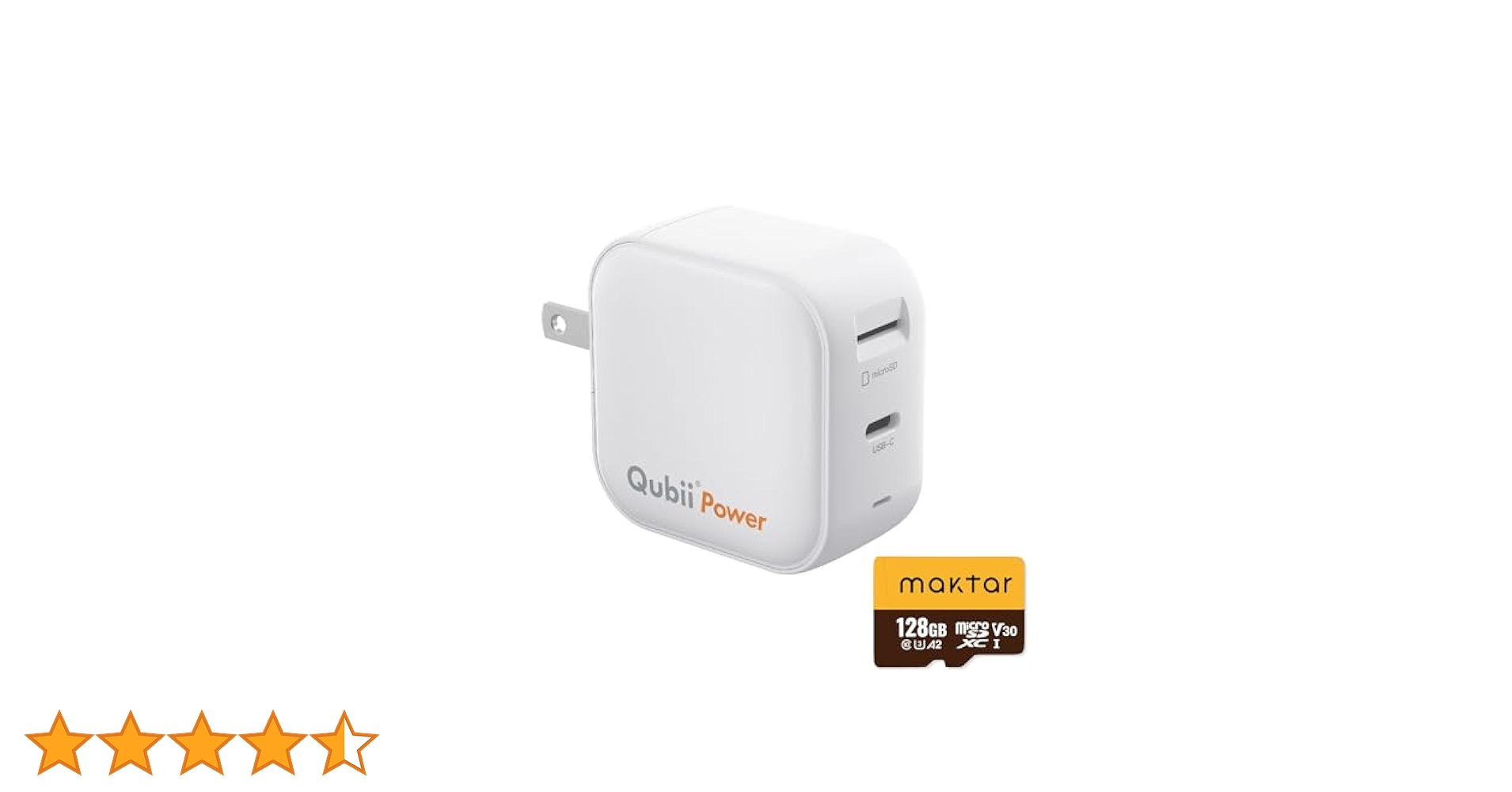 Qubii Pro 自動バックアップ 128GB microSDXC Amazon.co.jp: Maktar Qubii Power【充電しながら自動