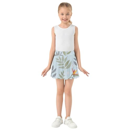 Girls Tennis Skirts with Shorts Flowy Little Girls Skirt Skort Kids with Pockets3