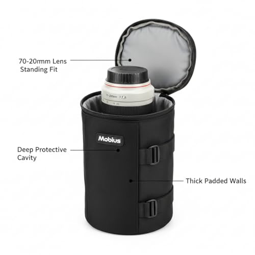 Image of TEKTONIC Tele Lens Sling Bag with Belt for DSLR Cameras | Protective Carry Case for 70-200mm Telephoto Lenses