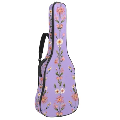 Sac guitare acoustique 109 cm imperméable pour transporter vos accessoires