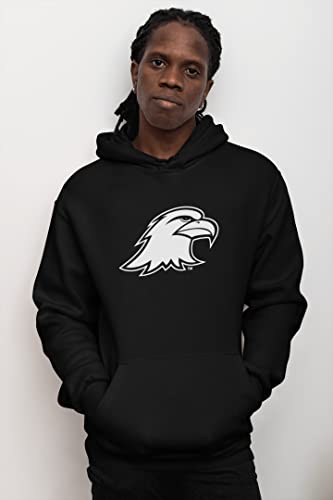CreateMyTee | Ashland U Mascot 1 Color Hooded Sweatshirt3