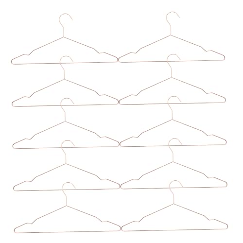 Cabilock Grucce Robuste in Filo Metallico - Confezione Da 10 - Stendibiancheria E Portasciugamani Da Bagno - Appendiabiti Per Trapunte - Casa Bagno Guardaroba