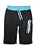 Produktbild 2017 Black-Türkis Herren Bermuda Übergröße Lavecchia Gr. 3-8 XL, Türkis-schwarz, 4XL