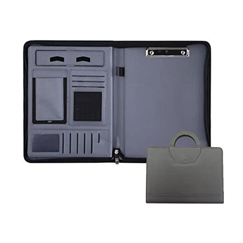 Dossier de conférence A4 gris pour organiser vos pochettes de documents - 2