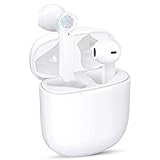 Auriculares Bluetooth 5.1 HiFi Estéreo, Cascos Inalambricos Bluetooth con Control Táctil, IPX5 Deportivos, para iPhone Huawei,Auriculares...