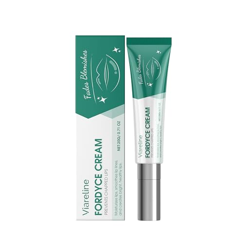 Viareline Fordyce Cream Lip Balm | Deep Moisturizing Brightening Smoothing & Repairing | 0.71 oz | For Dry & Cracked Lips