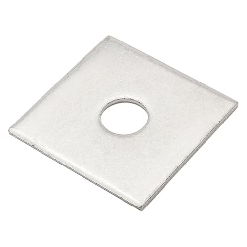 Sqr Wshr,NGrd,SS,1/2 in,2x0.125in,1PK