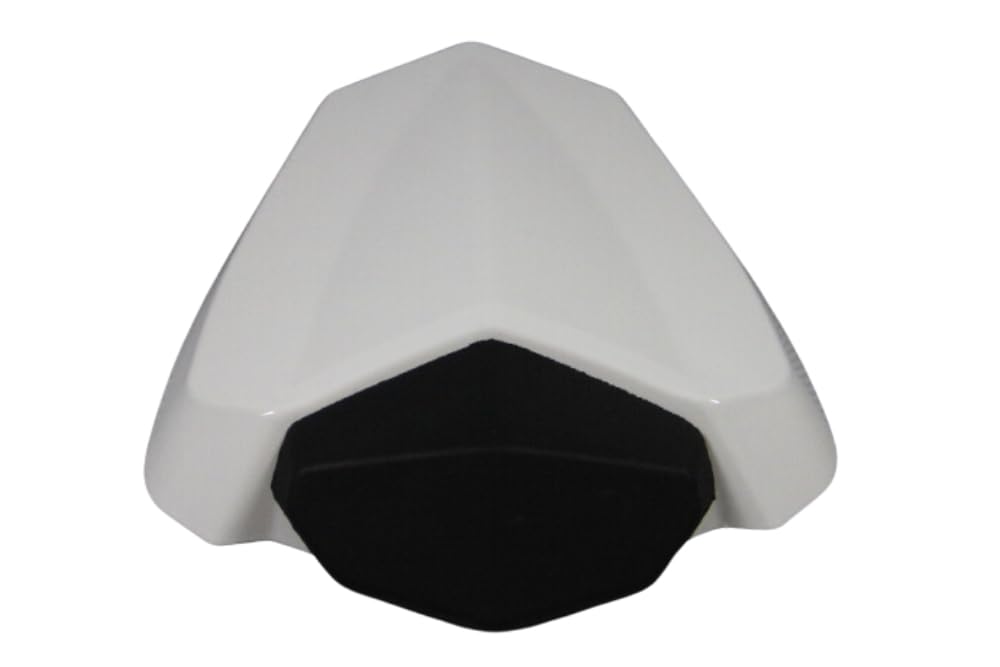 aVDB-Moto Soziusabdeckung/Sitzabdeckung kompatibel mit Yamaha YZF R1 YZF-R1 RN22 2009-2011, YZF R1 YZF-R1 RN22 2012-2014 ABS Kunststoff (Weiss)