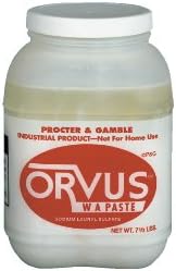 Orvus W A Paste Cleaner - W A Paste, 7.5 lb. Bottle, 4/Carton