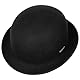 Stetson Classic Uni Bowler Wollhut - Einfarbiger Hut aus Schafswolle - Filzhut Melone Hut - Wasserabweisend & Packable - Unisex - Frühjahr bis Winter schwarz L (58-59 cm)