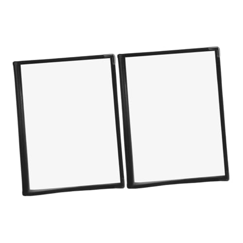 MUCKLILY 2pcs Menu Folder Restaurant Menu Holder Cafe Menu Covers Menu Protectors Clear Menu Holder Film Menu Holders Menu Covers Holder Restaurant Menu Cover Menu Holder for Bar PVC