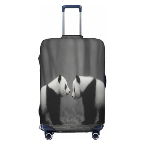 Panda Durable Luggage Cover Suitcase Protector Anti-Scratch Luggage Cover Fits 18-32inch Luggage, Black, M