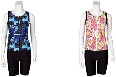 Np 最安値挑戦 フィットネス水着 スナップ付き そで美人セパレート水着 11号 セット Wf Wf 9753 Bl ブロックリーフ パネル薔薇 Pk Np 最安値挑戦 フィットネス水着 スナップ付き そで美人セパレート水着 11号 セット Wf Wf 9753 Bl ブロックリーフ パネル薔薇 Pk