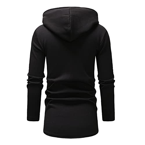 JEsilunmaMY Men's Asymmetric Zipper Hood Sweatshirt Long Sleeve Irregular Fall Winter Hoodies Color Block Slim Casual Jacket3