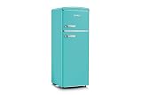 Severin RKG 8954 frigorifero con congelatore Libera installazione Turchese 206 L retro' vintage Cl. D