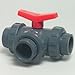 Produktbild PVC 3-Wege-Kugelhahn d 50 mm