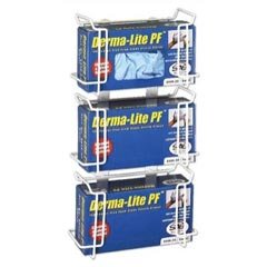 Wall Mount Metal Wire Frame Disposable Glove Box Dispenser - 4 - Triple Dispensers