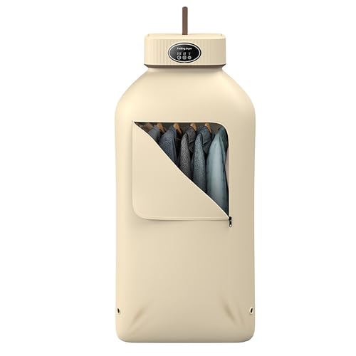 La Mejor Recopilación de secadora de ropa daewoo los más recomendados. 50 AFGSsm - Secadora de ropa portátil de 600 W, mini secadora eléctrica para ropa con bolsa de secadora, secadora portátil para apartamentos, RV, viajes (enchufe de EE. UU.)