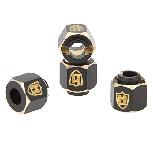 Meus Racing Brass Wheel Hex Hub 6Mm(+2Mm) Extenders Adaptor For 1/18 Rc Crawler Car Trx-4M Trx4M Upgrade Parts #TOP2