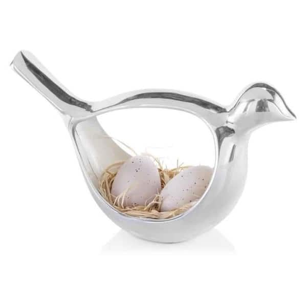 RIVERTON CANDLE & BATH for Metal Silver Tabletop Sculpture