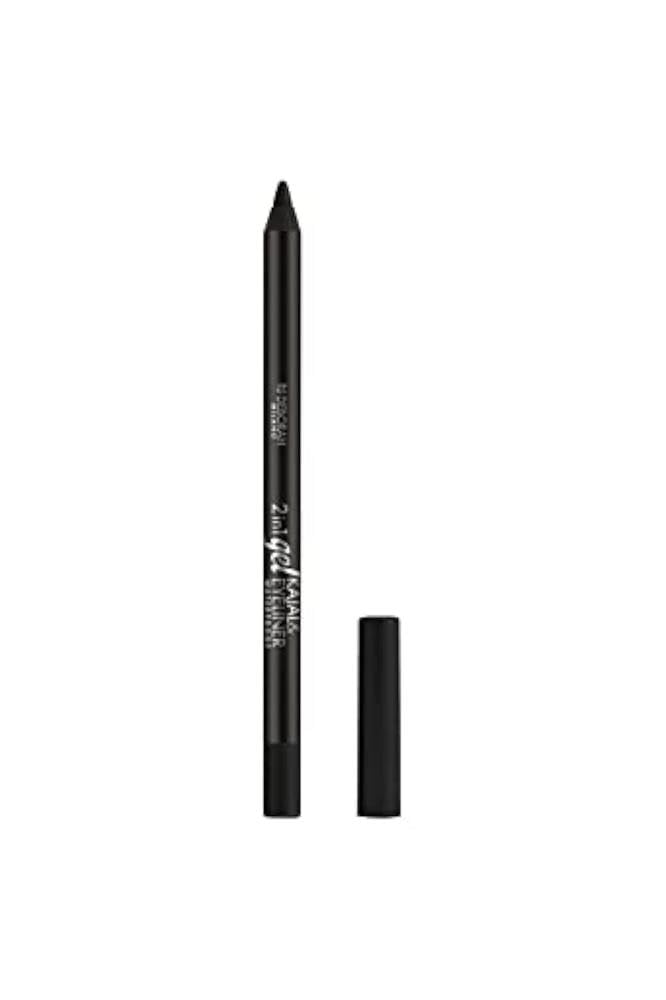 Deborah milano 2 in 1 Gel Kajal & Eyeliner Pencil, 01 Black