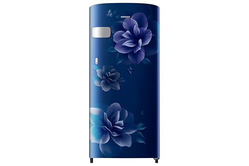Image of Samsung 183 L, 1 Star, Digital Inverter, Direct-Cool Single Door Refrigerator (RR19H2YC1CU /NL, Camellia Blue, Single Touch Defrost, 2026 Model)