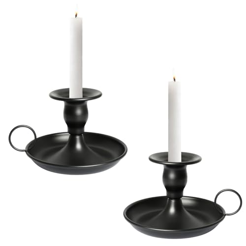 Set di 2 Portacandele, Portacandele da Tavolo, Ideali per Caminetti, Matrimoni, Feste Ed Eventi Speciali, per Soggiorni e Tavoli Decorativi, per Ogni Occasione