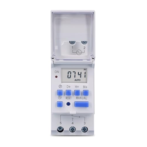 Minuterie programmable numérique avec relais 16A pour automatisation précise 48V AC DC - 3