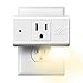 Etekcity Smart Plug, Works with Alexa and Google Home, WiFi Energy Monitoring Outlet with Automatic Night Light, No Hub Required, ETL Listed, White, 15A/1800W, 2 Years Warranty and Lifetime Support