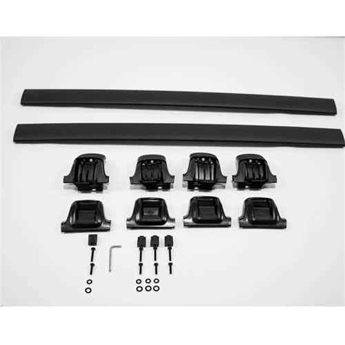 Barres de toit en aluminium pour Toyota Sequoia 2023-2025 | Porte-bagages noir 2 pièces